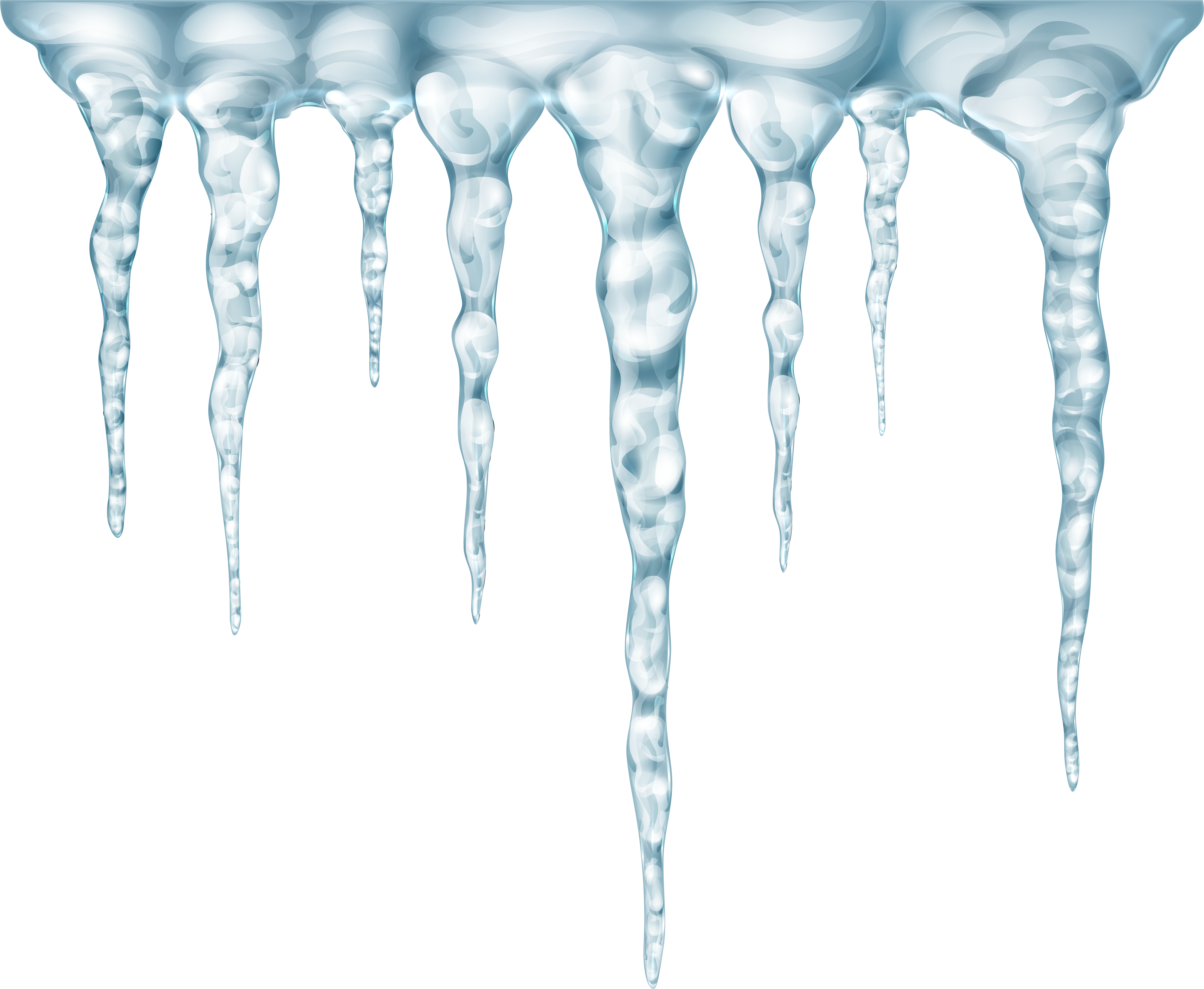 Icicles Png (8000x6546), Png Download