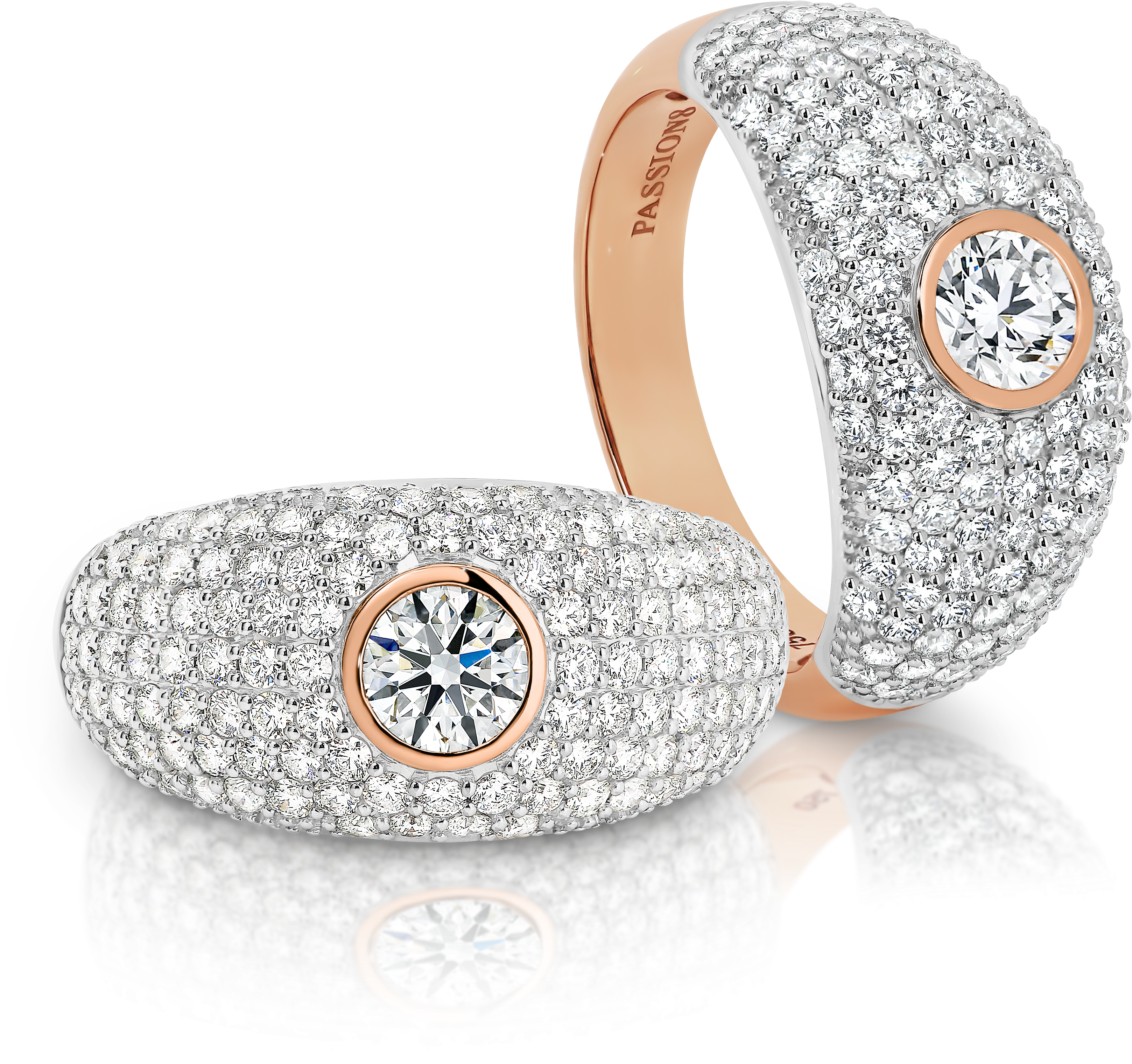 For These Reasons A Passion8 Is A Superlative Diamond - Engagement Ring (4254x3426), Png Download