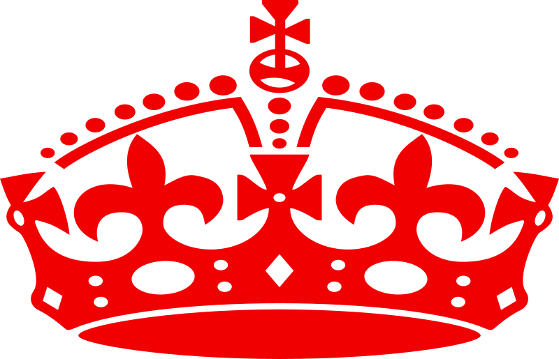 Red Clipart Princess Crown - Cafepress Custom Crown Throw Pillow (800x515), Png Download
