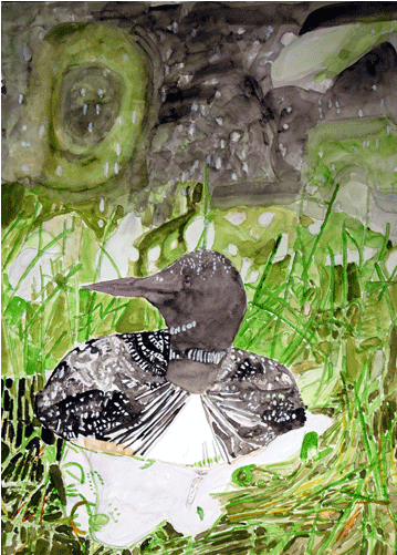 Watercolor Birds 2 - Watercolor Painting (700x500), Png Download