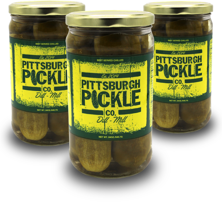 Dill-mill Pickles - Pittsburgh Pickle Pickle, Pittsburgh Style - 24 Oz (900x900), Png Download