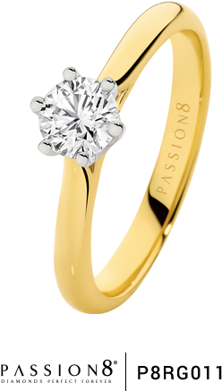 What Makes Passion8 Diamond Even Rarer, Is That Less - Engagement Ring (490x490), Png Download