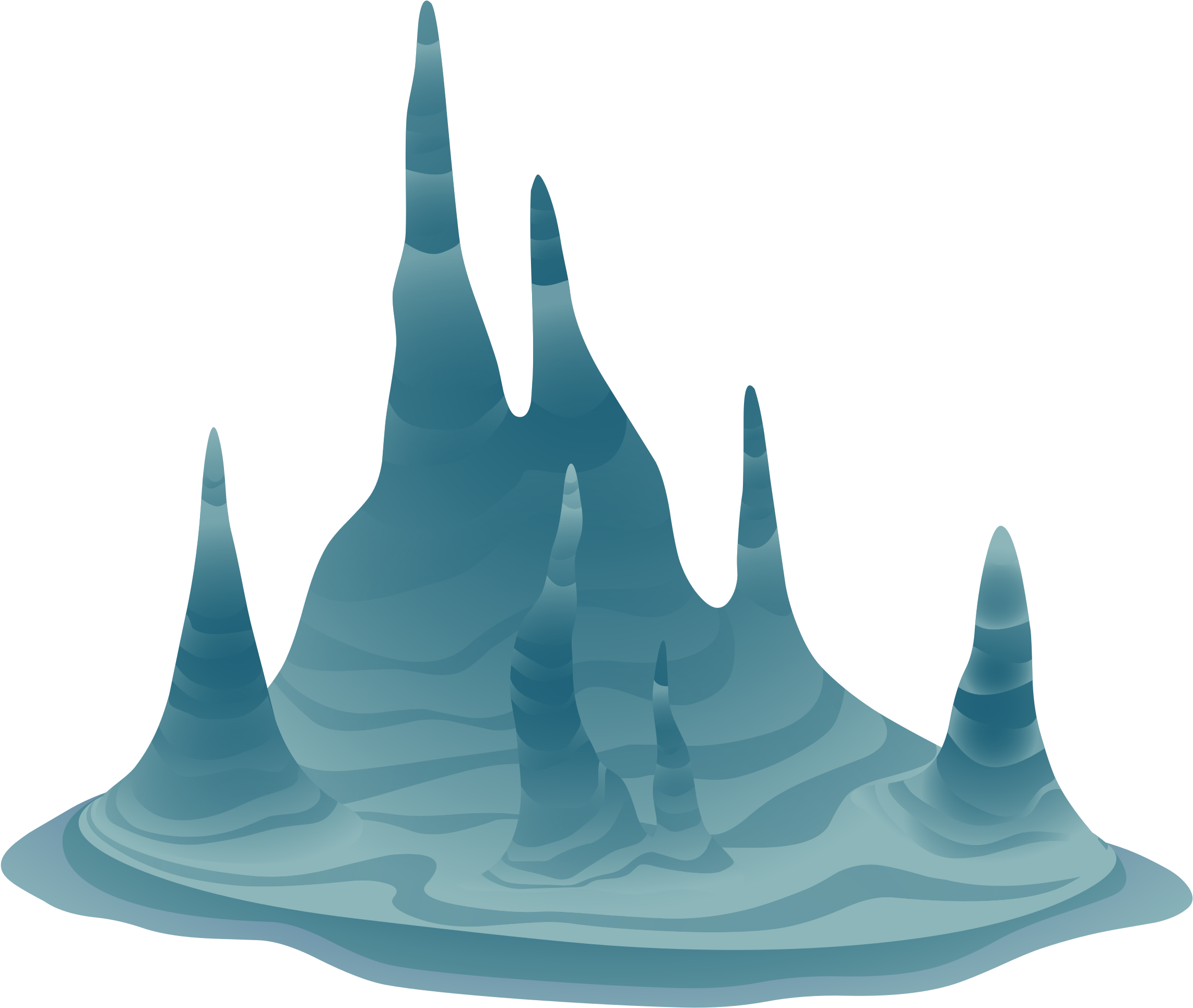 Ilmenskie Cave Icons Png Free And Downloads - Clip Art (2400x1961), Png Download