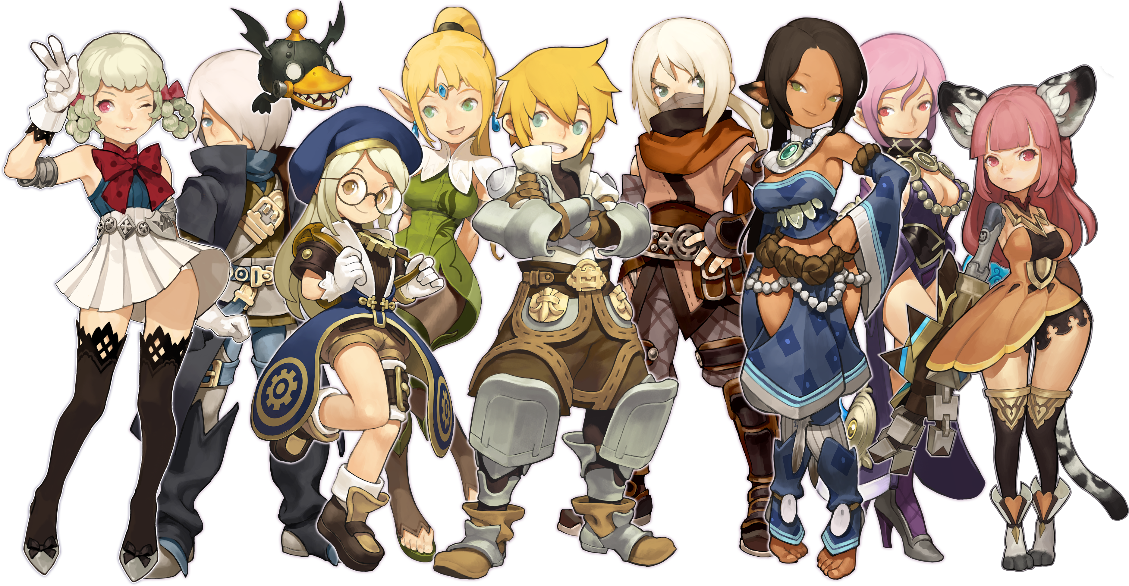 Adventurers Updated - Warrior In Dragon Nest (3746x1945), Png Download