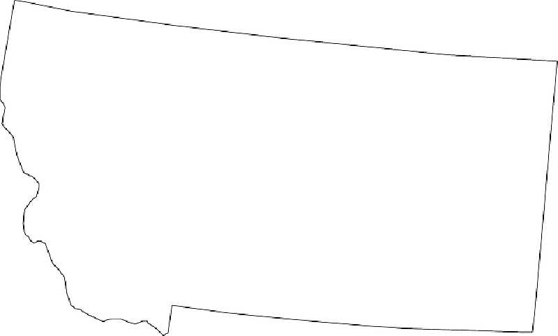 Mb Image/png - Outline Montana Clip Art (800x482), Png Download