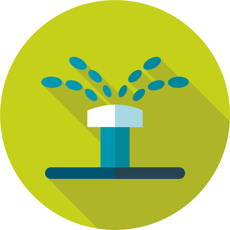 3 Jun - Irrigation Icon (946x946), Png Download