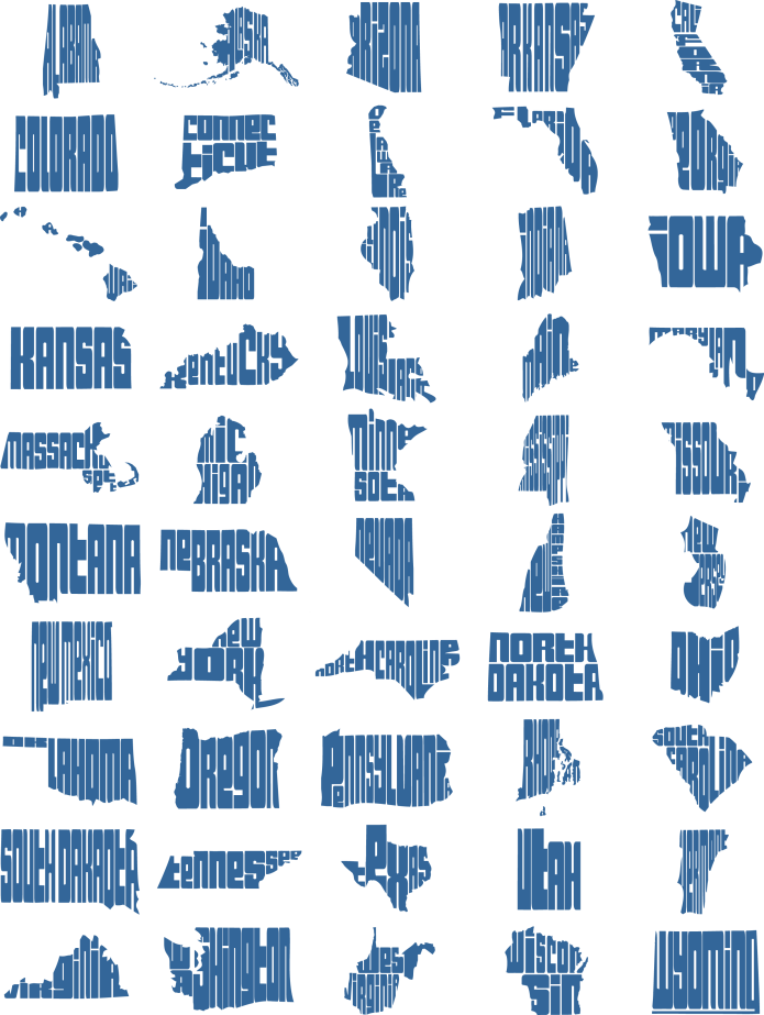 We Have Designed A Unique T-shirt For Each Of The 50 - Paper (695x923), Png Download
