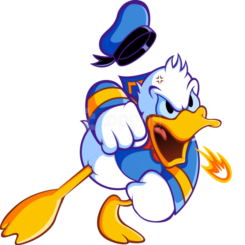 Angry Donald Duck Png Transparent Images Png Images - Angry Donald Duck Png (400x399), Png Download