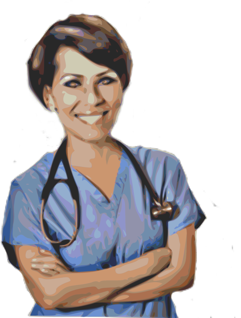 Svg Transparent Stock Nursing Equipment Interesting - Nurse Working On Holidays (958x1013), Png Download