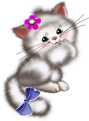 Cute Cat Png Download - Kitten Clip Art (400x400), Png Download