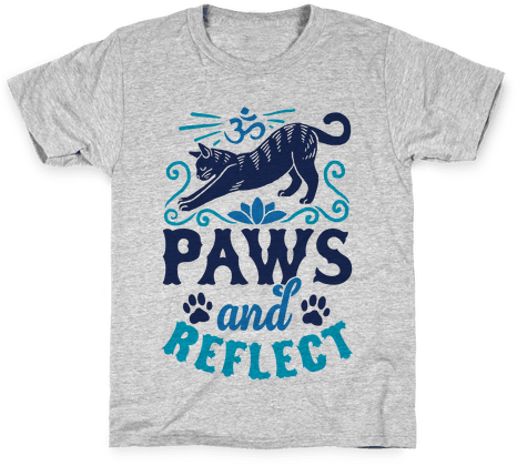 Paws And Reflect Kids T-shirt - Funny Gym T-shirt - Paws And Reflect (dog) From Lookhuman. (484x484), Png Download