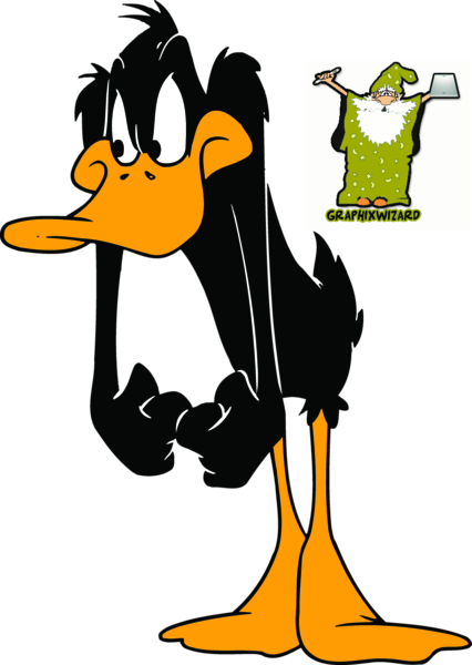 Daffy Duck - Looney Tunes Daffy Duck (426x600), Png Download