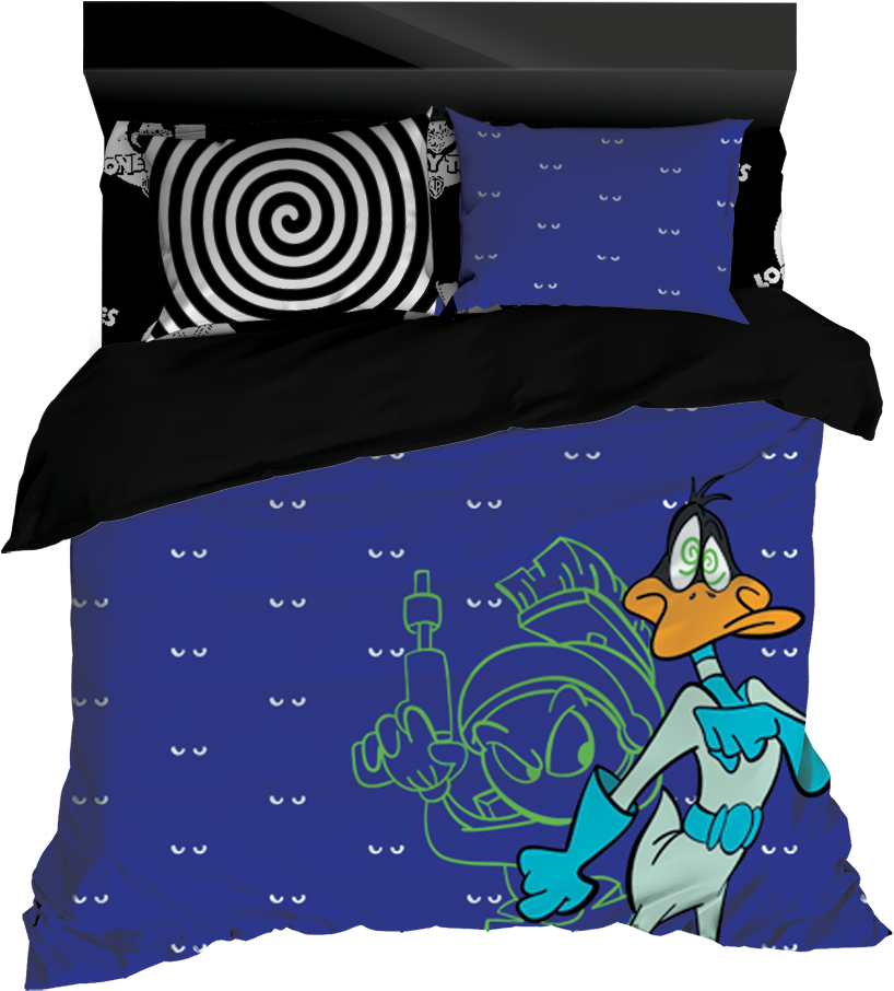 Nightmare Daffy Duck - 3 Boyutlu Nevresim (1000x1000), Png Download