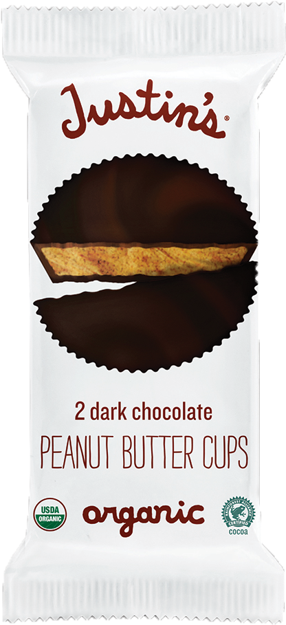 Justin's Peanut Butter Cups (515x1000), Png Download