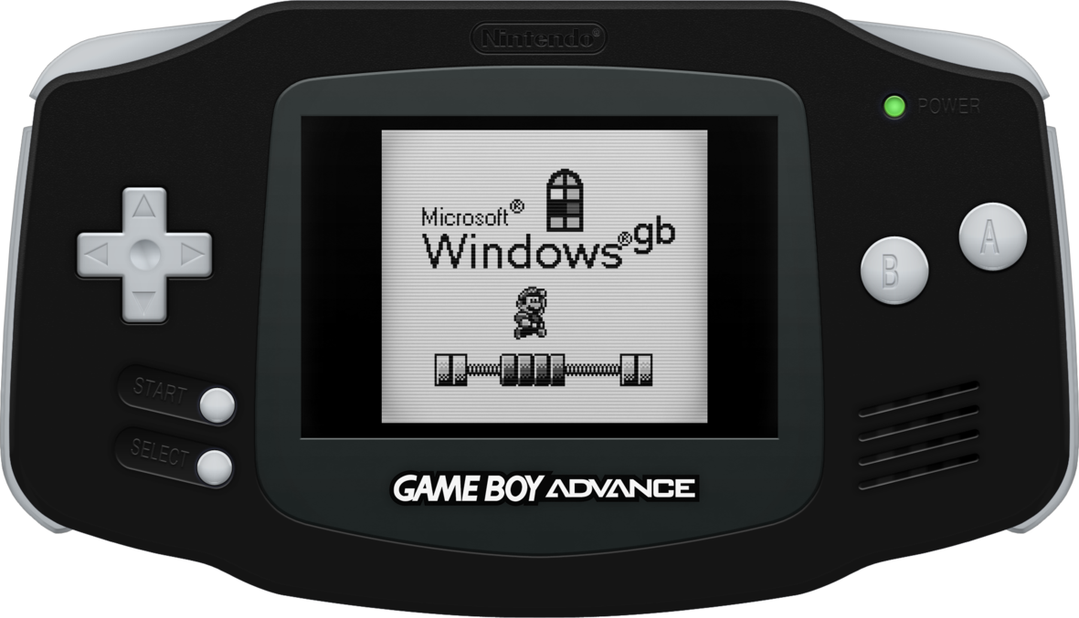 Png Freeuse Stock Nintendo Game Boy Advance By Blueamnesiac (1181x677), Png Download