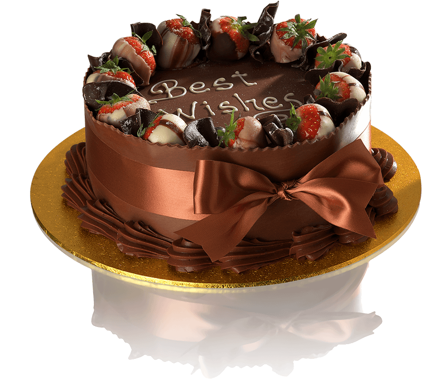 Fresh Handmade 6" Double Chocolate Delight Cake Order (900x900), Png Download