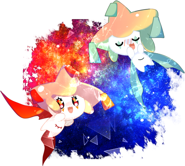 Pokemon Gijinka Jirachi Jirachi Gijinka Otokonoko Ssaucksa (600x540), Png Download