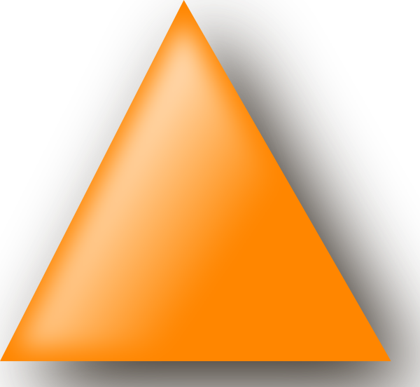 Tangerine Triangle Editing (600x552), Png Download