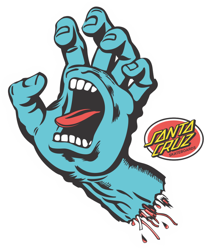 Santa Cruz Skateboards Logo (1600x1067), Png Download