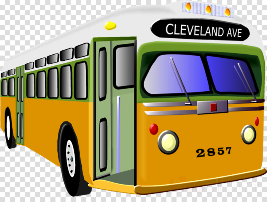 Rosa Parks Bus Drawing Clipart Montgomery Bus Boycott (900x680), Png Download