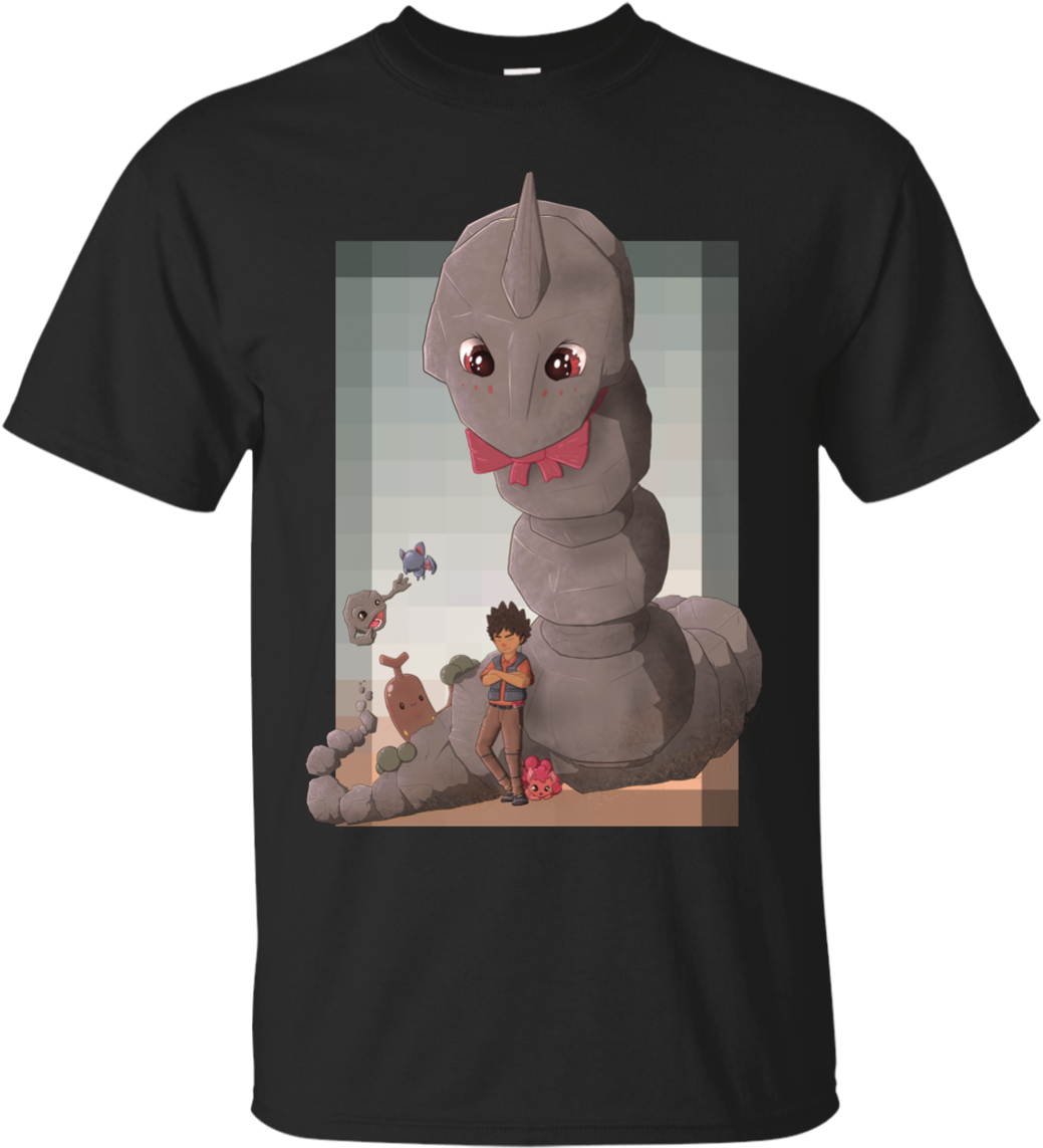 Pokemon Brock Brock T Shirt & Hoodie (1155x1155), Png Download