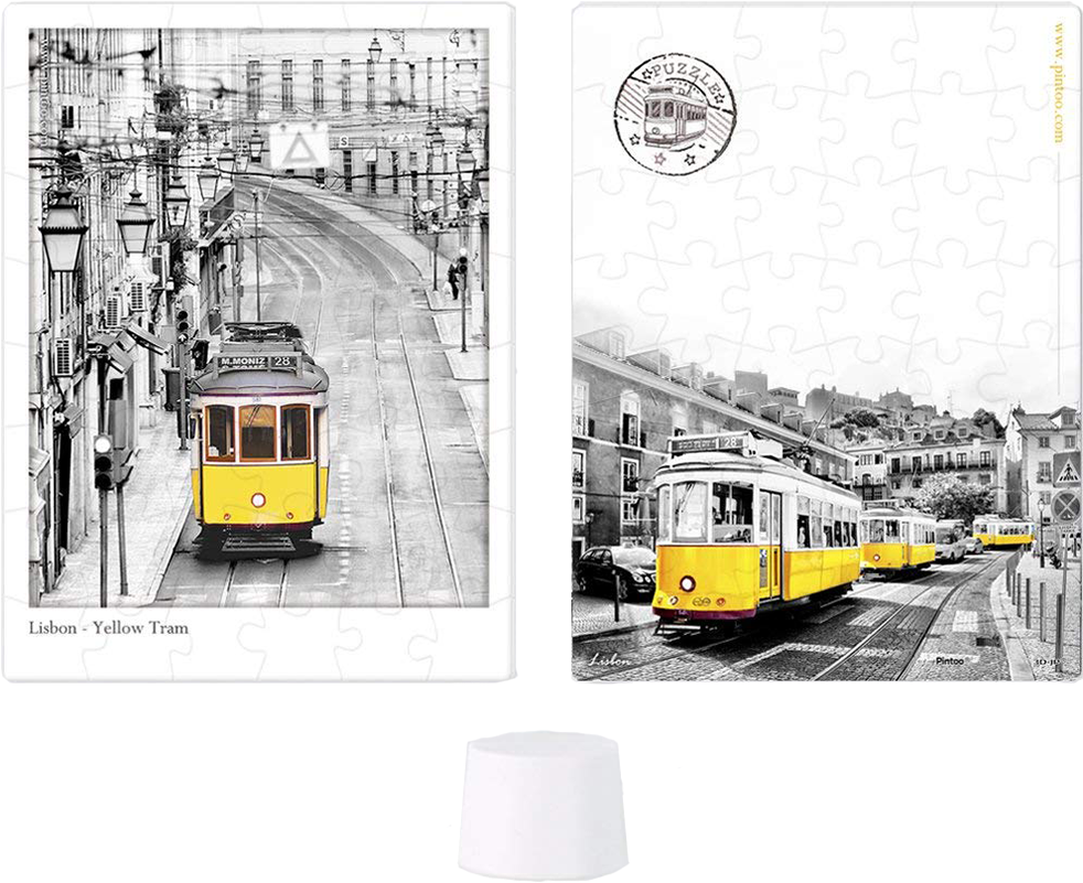 Rompecabezas Doble Vista De 48 Piezas En Plástico Marca (1000x800), Png Download