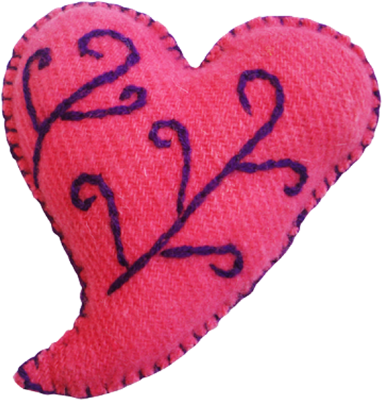 Mongo Corazón Rosa (611x622), Png Download