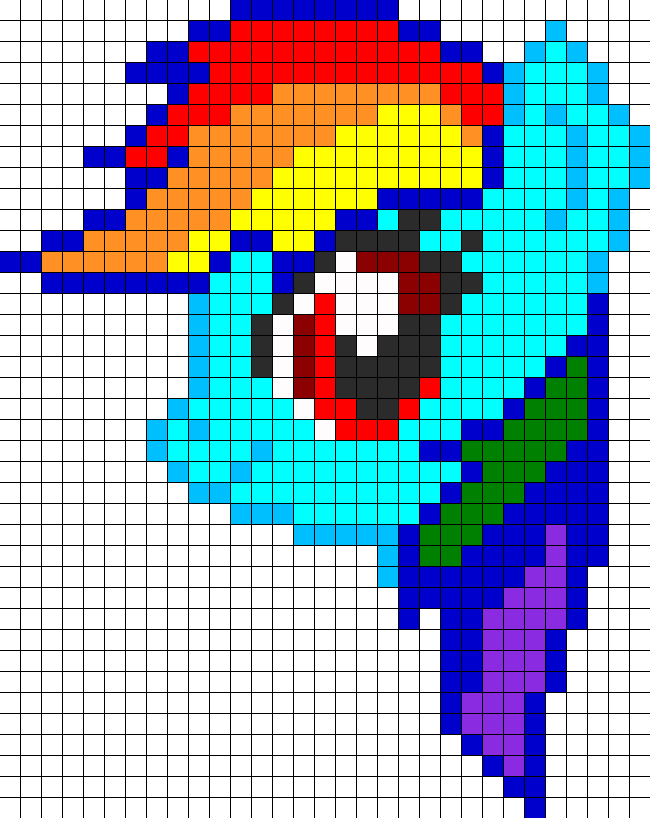 Minecraft Melted Beads (650x818), Png Download