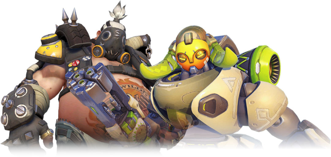 Orisa & Roadhog (1150x844), Png Download