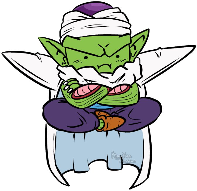 “ Namekian-tsundere (673x654), Png Download