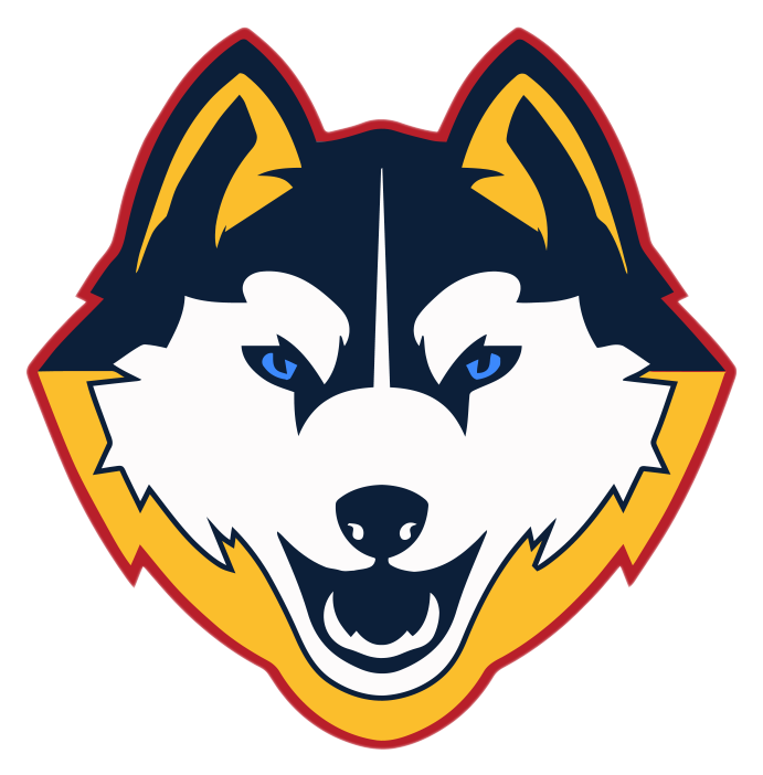 Northwest Huskies (719x710), Png Download