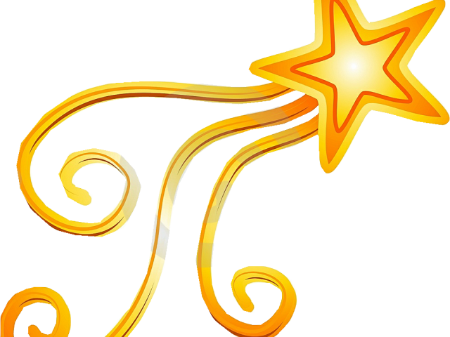 Drawn Shooting Star Heart (640x480), Png Download