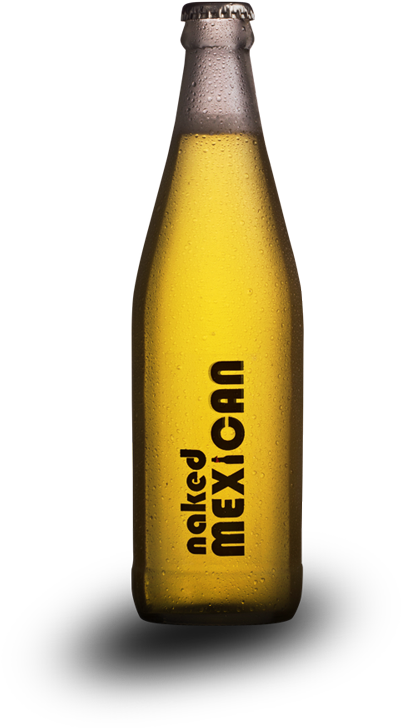 Naked Mexican Lager (400x782), Png Download