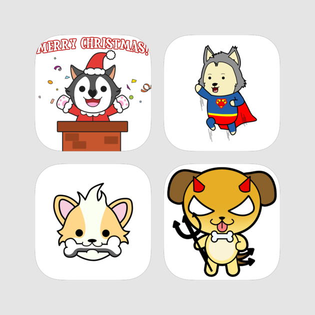 Just Dog Combo Pack En App Store (630x630), Png Download