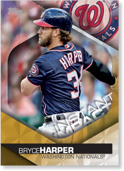 2018 Topps Baseball Series 2 Bryce Harper Instant Impact (700x700), Png Download