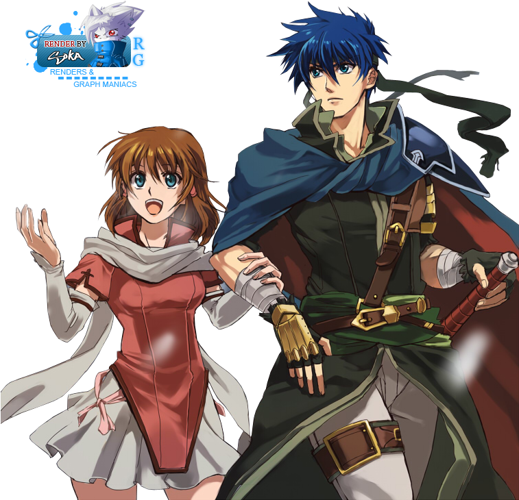 Ike And His Little Sister Mist Again (757x745), Png Download