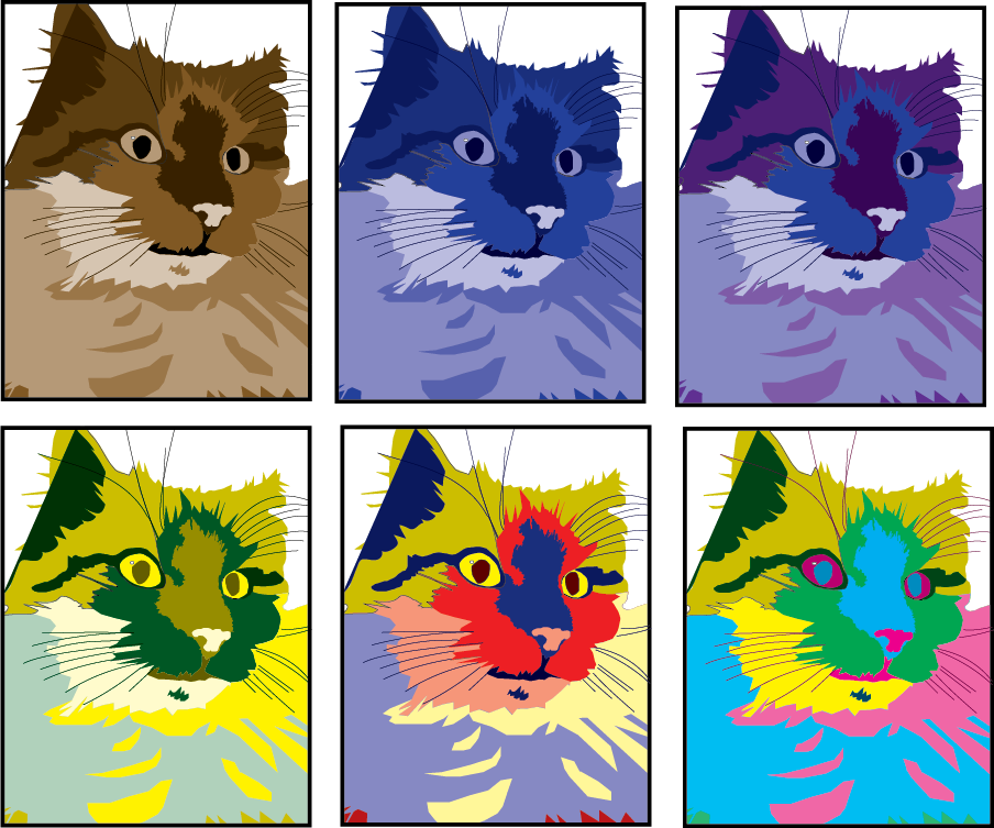 The First Two Illustrations Are In The Monochromatic (904x753), Png Download