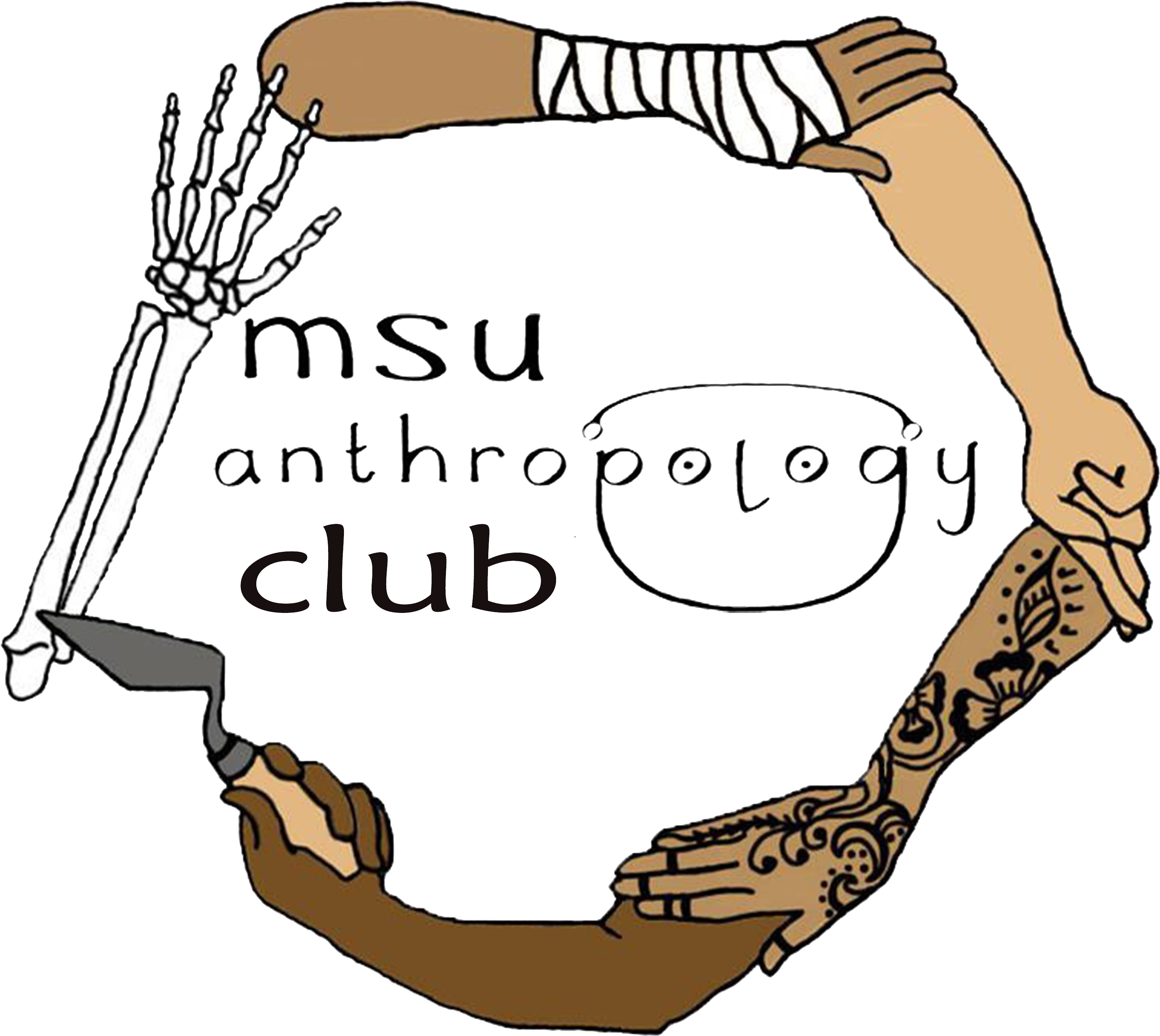 Msu Anthropology Club (3662x3417), Png Download