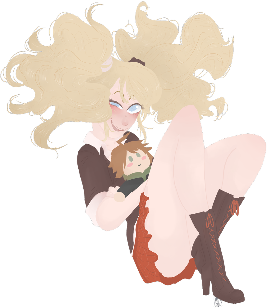 Oooooooof I've Never Drawn Junko Before Now (900x1200), Png Download