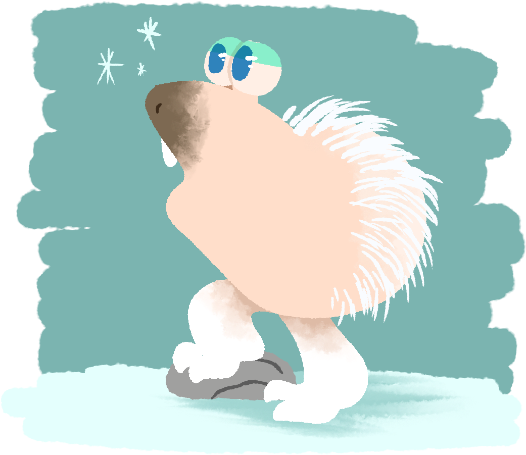 Kevin Drew A Fluffy Borb Baby For My Friend, Ghost-ofstarman (1172x909), Png Download
