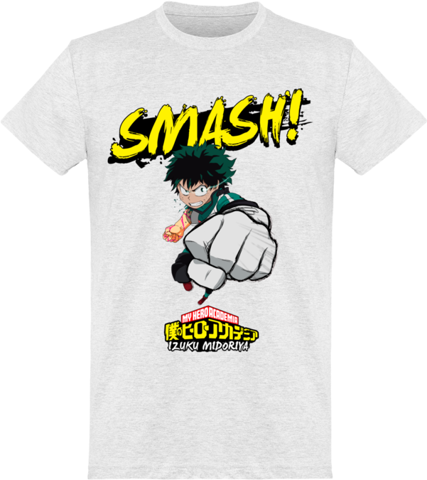 Izuku Midoriya Smash (600x684), Png Download