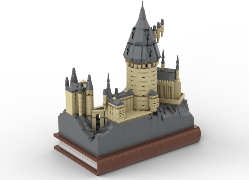 Castle On Book (800x600), Png Download