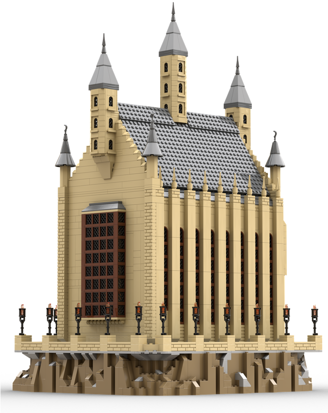 Hogwarts - Great Hall (675x900), Png Download
