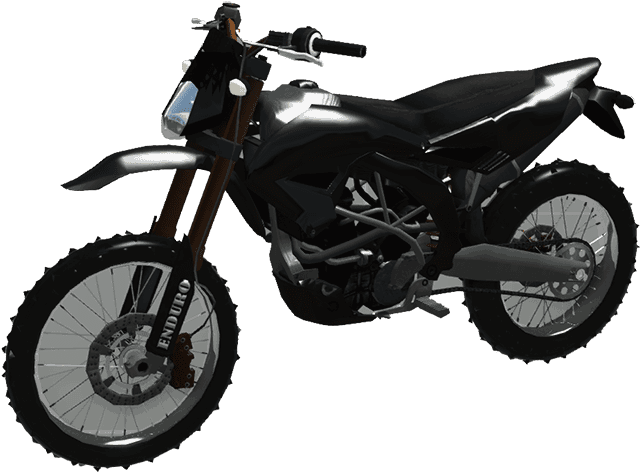 Black Enduro (700x521), Png Download