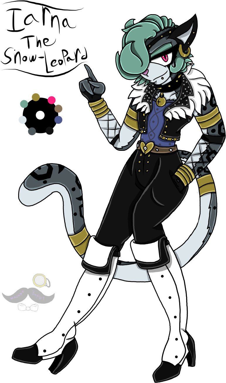Iarna The Snow Leopard Sonicoc (800x1332), Png Download
