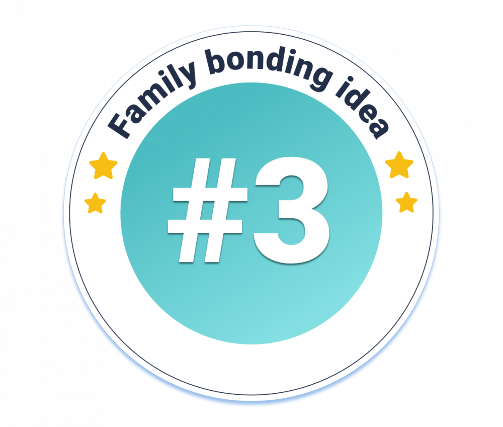 Family Board Games Night (1000x849), Png Download