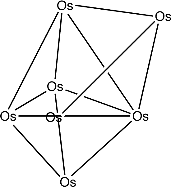 Osmium Cluster (569x623), Png Download