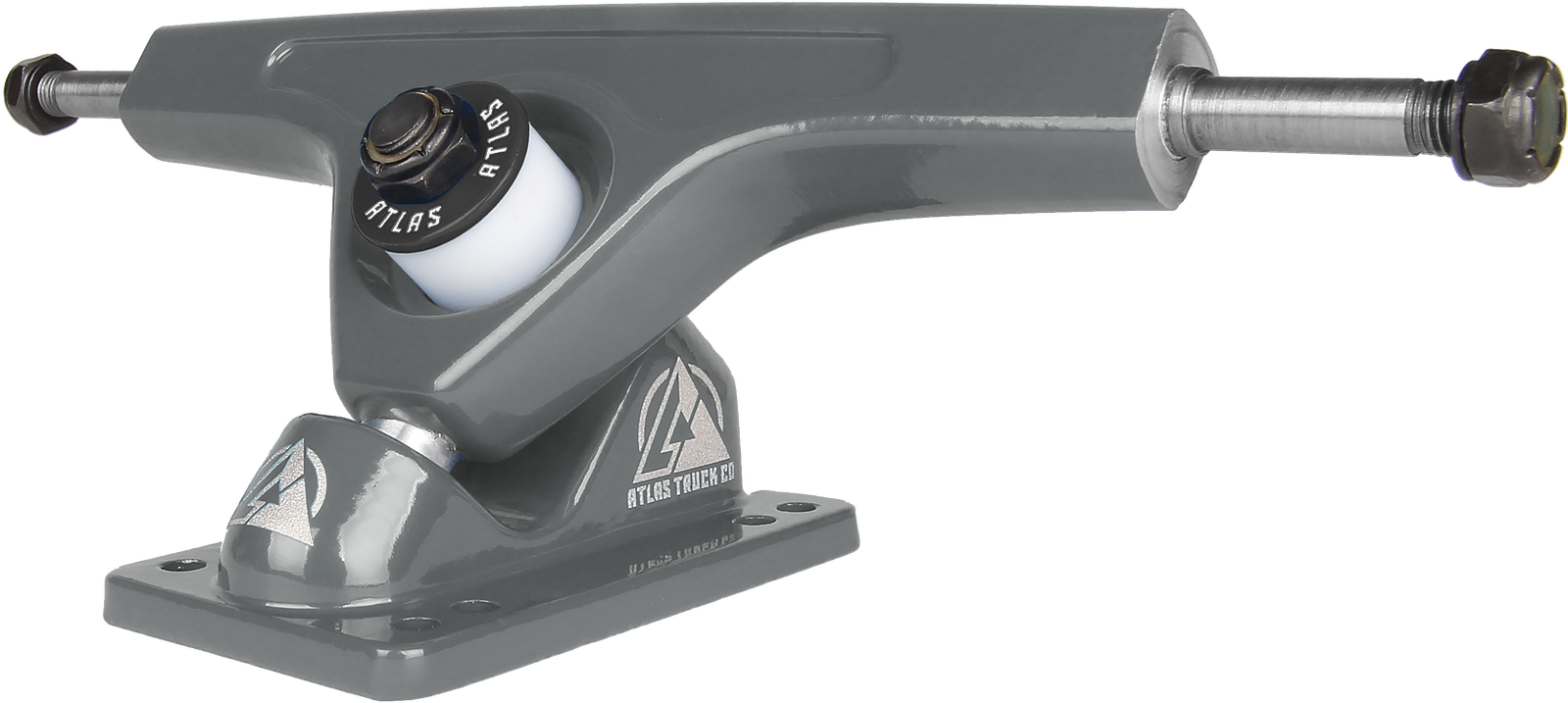 48º 180mm Rkp Truck Set Dark Gray (1600x717), Png Download
