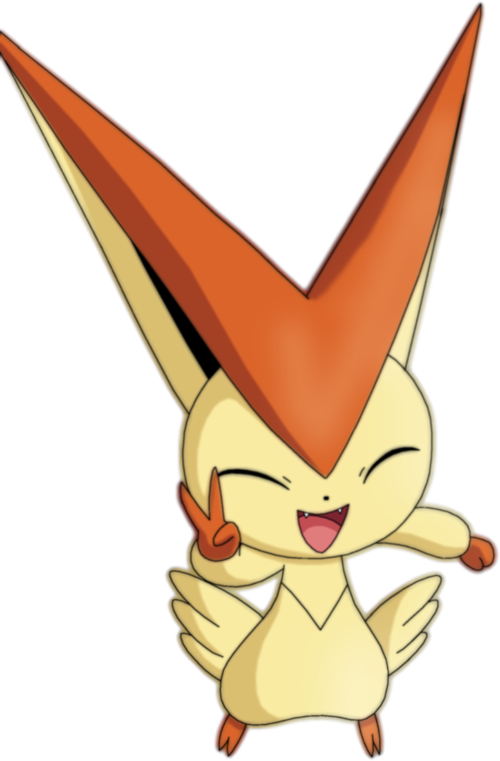 Victini (724x1103), Png Download