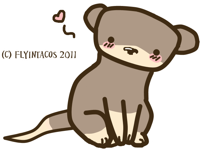 Mongoose Clipart Sea Otter (743x599), Png Download